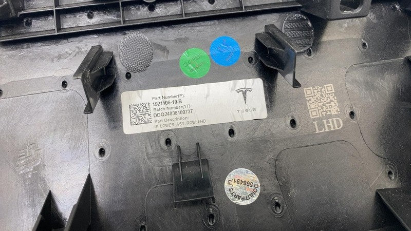 ⭕ 2024-2025 Tesla Model 3 M3 Lower Instrument Panel Trim Assembly 1921