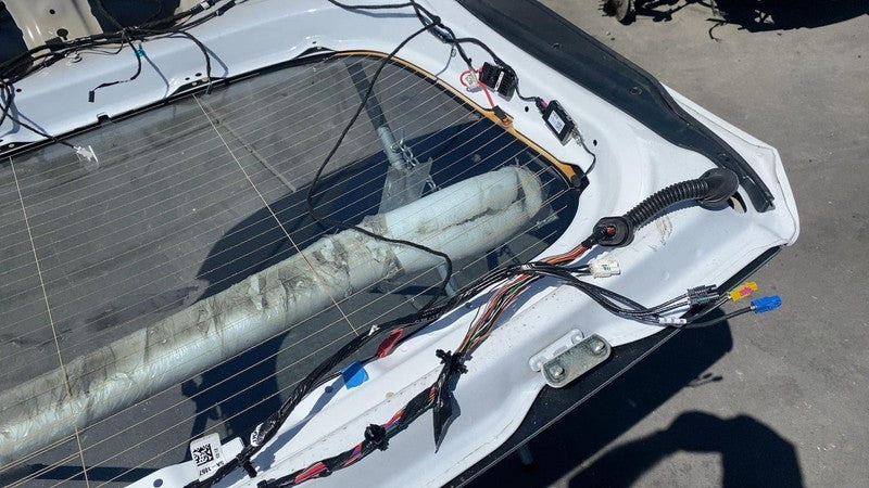 ⭕ 16-20 Model S MS Rear Tailgate Panel w/ Liftgate Glass White PPSW 60