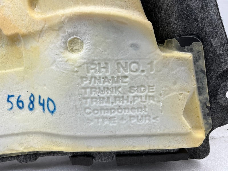 ⭕2017-2023 Tesla Model 3 M3 Passenger Side Trunk Trim Carpet Quarter L