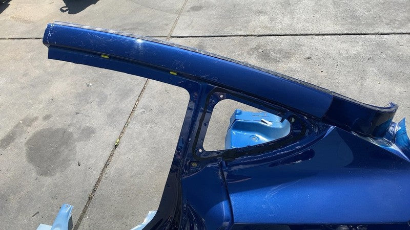 ⭕ 2017-2020 Tesla Model 3 Rear Left Quarter Panel Structural Frame Cut Blue PPSB