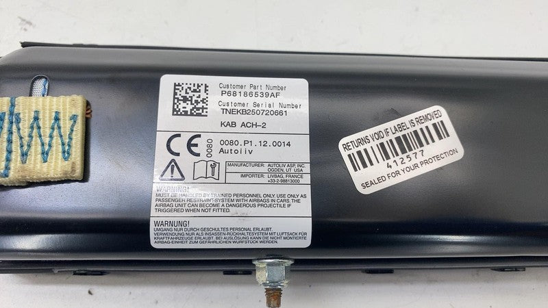 68186539AF ⭕ 17-25 Chrysler Pacifica Front Passenger Side Dash Knee Airbag Right 68186539AF