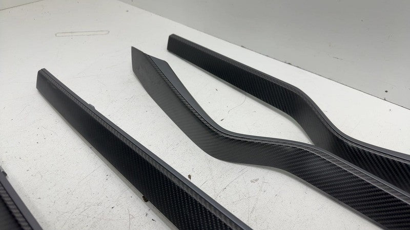 ⭕ 16-20 Tesla Model X SET of Front & Rear Left & Right Door Molding Tr