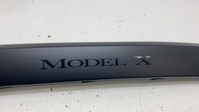 106251700 ⭕ 2016-2020 Tesla Model X Rear Driver Falcon Door Top Trim Panel Left 1062517-00