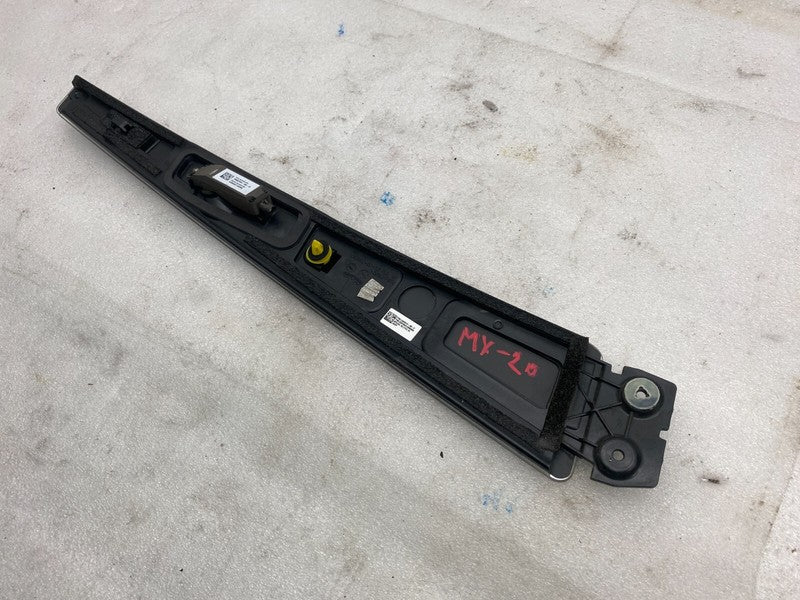 109231298F ⭕ 16-20 Model X MX Passenger B-Pillar Glass Applique & Camera Right 1083902-00-B