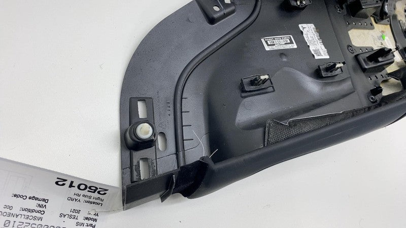 156576501C 2021-2024 Tesla Model S MS Passenger Side Upper B-Pillar Cover Trim Panel Right