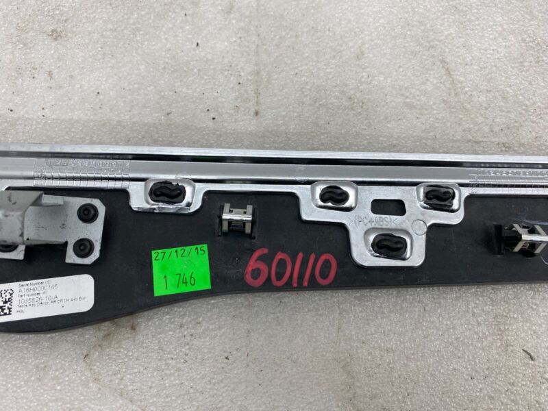1035826-10-A 2016-2020 Tesla Model X MX Rear Driver Side Door Decor Trim Cover Molding Left