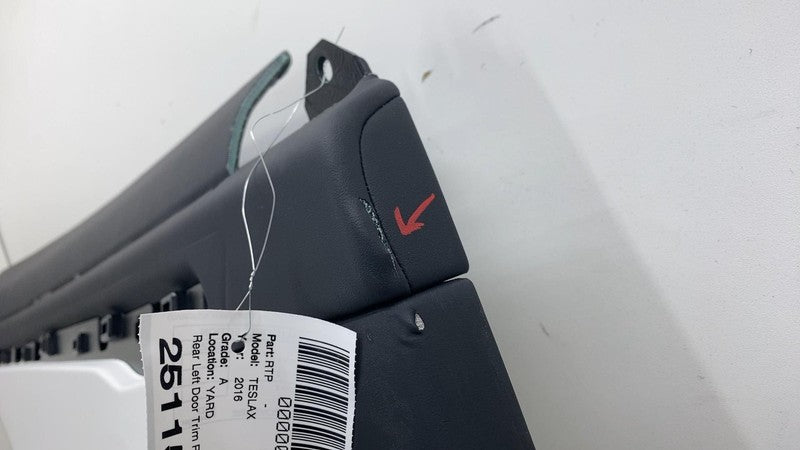 ⭕ 2016-2020 Tesla Model X Rear Driver Side Falcon Door Panel Trim Card Left LH
