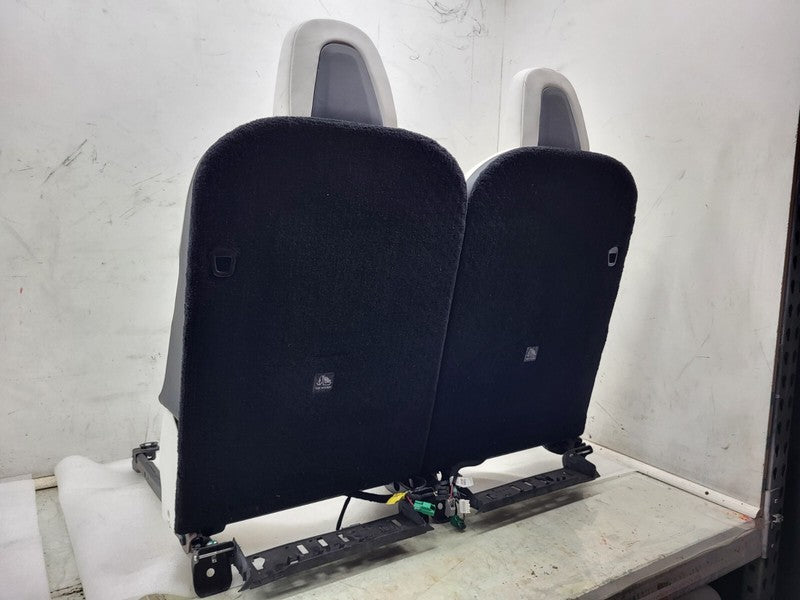 1090424-00-B ⭕ 2016-2020 Tesla Model X Rear 3rd Row Seat Upper Left & Right Cushion White OEM