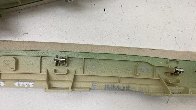⭕2016-2020 Model X Rear Left & Right Falcon Door Trim Molding Cover 10