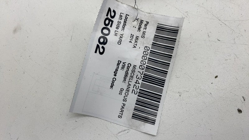 ⭕ 2006-2015 Mazda MX-5 Miata Front Left Driver Side Fender Support Bracket Red