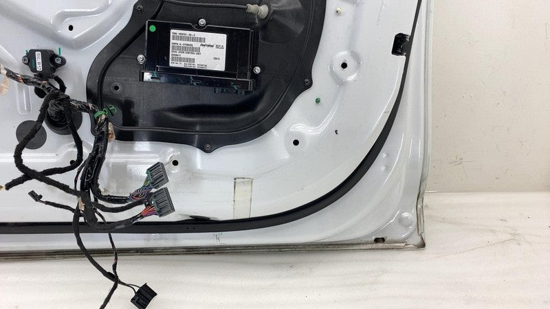 ⭕ 12-15 Tesla Model S Front Passenger Side Door Shell Panel Right White - PPSW