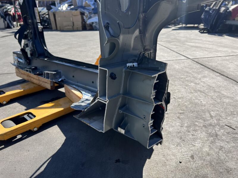 ⭕ 2012-2015 Tesla Model S Front Driver Body SIde A + B-Pillar Door Frame Left LH