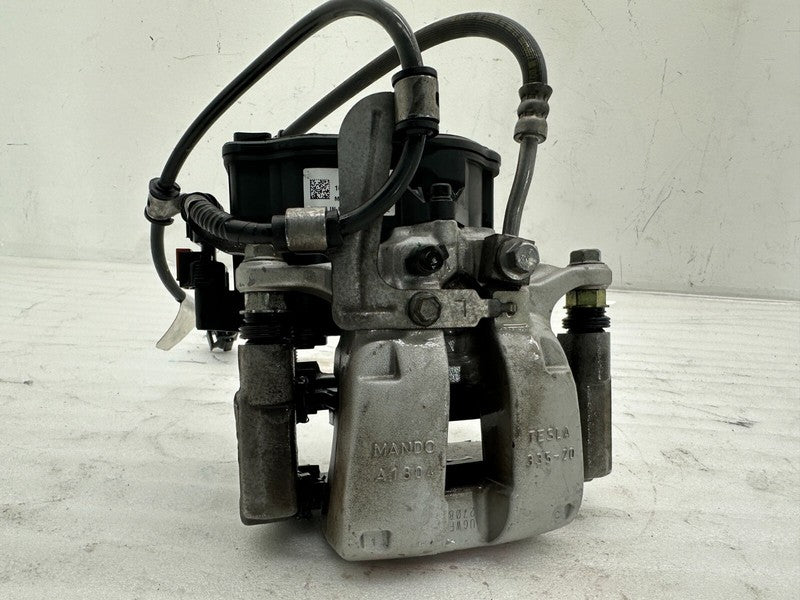 104462300I ⭕ 2017-2025 Tesla Model 3 Rear Left Caliper w/ Brake Line Hose BASE 1044623-00-I