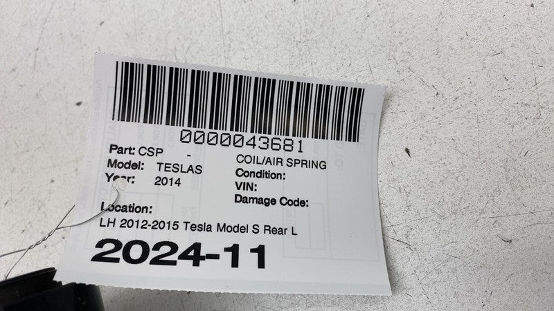6006352 07 A ⭕ 12-15 Model S Rear Driver Side Air Suspension Spring Module Left 6006352-07-A