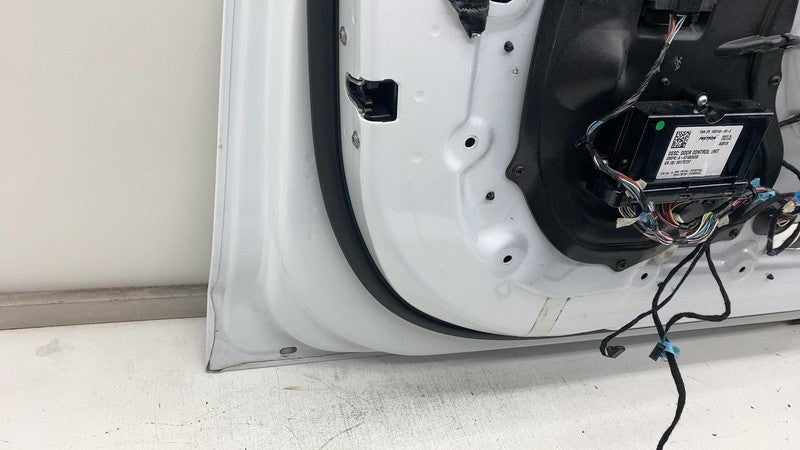 ⭕ 16-20 Model S Front Driver Side Door Panel Shell Left White PPSW 600