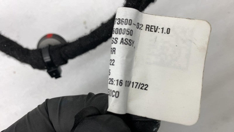P11 J73600 02 ⭕ 22-24 Lucid Air Grand Touring Rear Door Wire Harness Cable Right P11-J73600-02