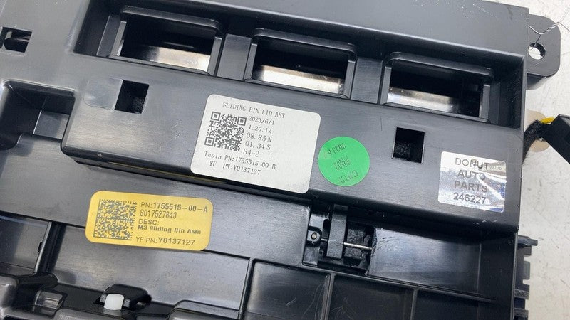 ⭕ 17-23 Model 3 M3 Center Console 2.0 Storage Sliding Bin Lid Cover 17