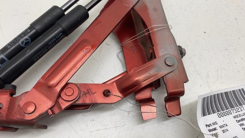 ⭕ 07-15 Mazda MX-5 Miata PAIR Rear Left & Right Trunk Lid Hinge & Damp