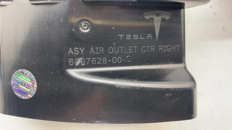 600762800C ⭕ 12-15 Tesla Model S Dash A/C Air Vent Outlet Dashboard Trim Panel 6007628-00-C