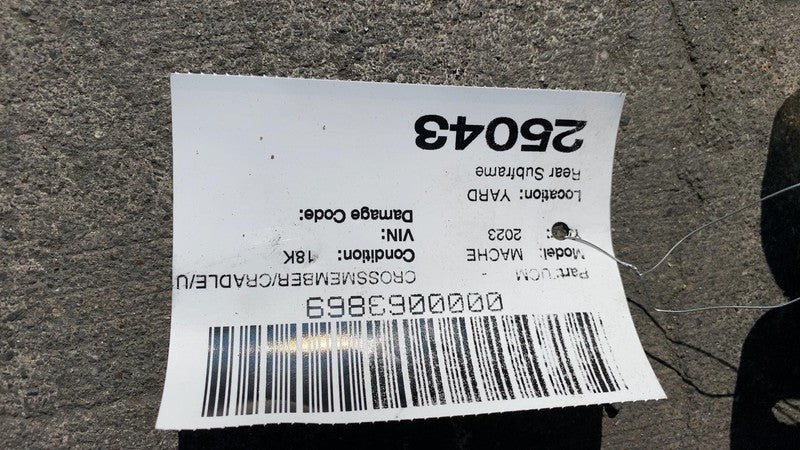 LJ9C5K067AC ⭕ 21-24 Ford Mustang Mach-E Rear Subframe Crossmember K-Frame AWD LJ9C-5K067-AC