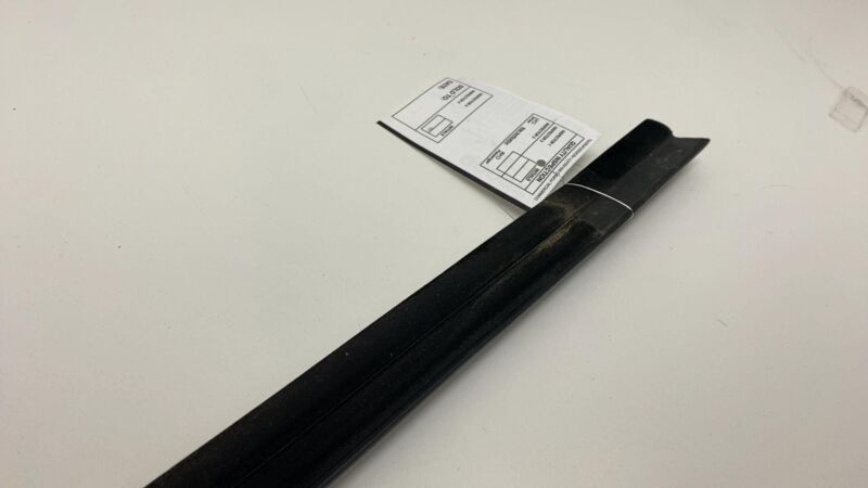 2012-2020 Tesla Model S Rear Driver Door Window Outer Belt Molding Chrome Left