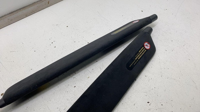 110841786G ⭕ 2016-2023 Tesla Model X PAIR Front Left & Right Sun Visor Black Sunvisor Assy