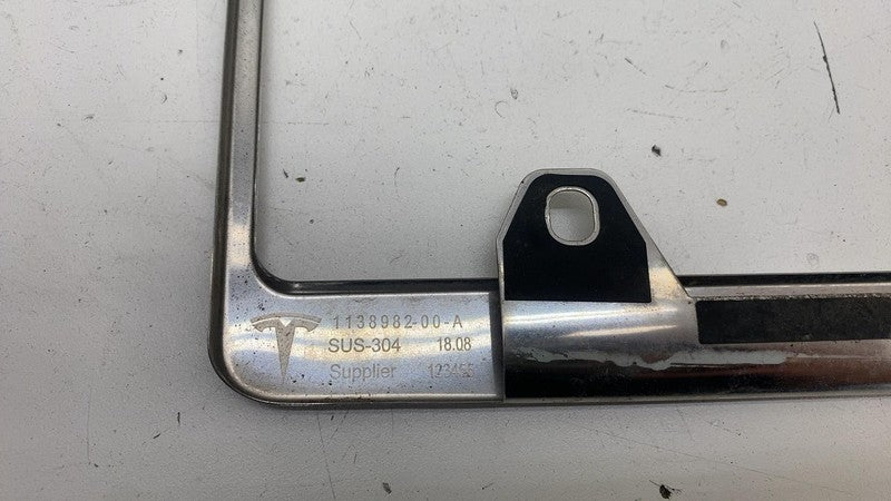 ⭕ 2017-2023 Tesla Model 3 Rear License Plate Frame Bracket Holder 1138