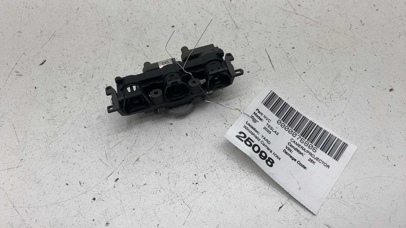 ⭕ 24 25 Tesla Model 3 M3 Front Windshield View Mirror Triple Camera HW