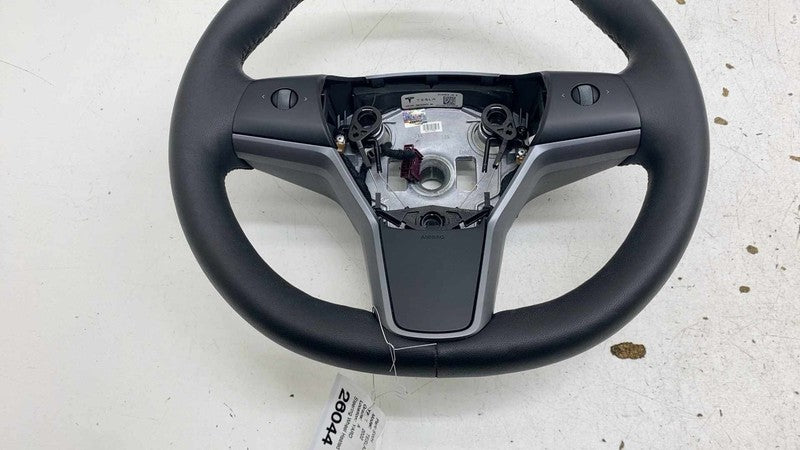 ⭕ 2021-2023 Tesla Model 3 Steering Wheel Assy Leather Black Heated 149