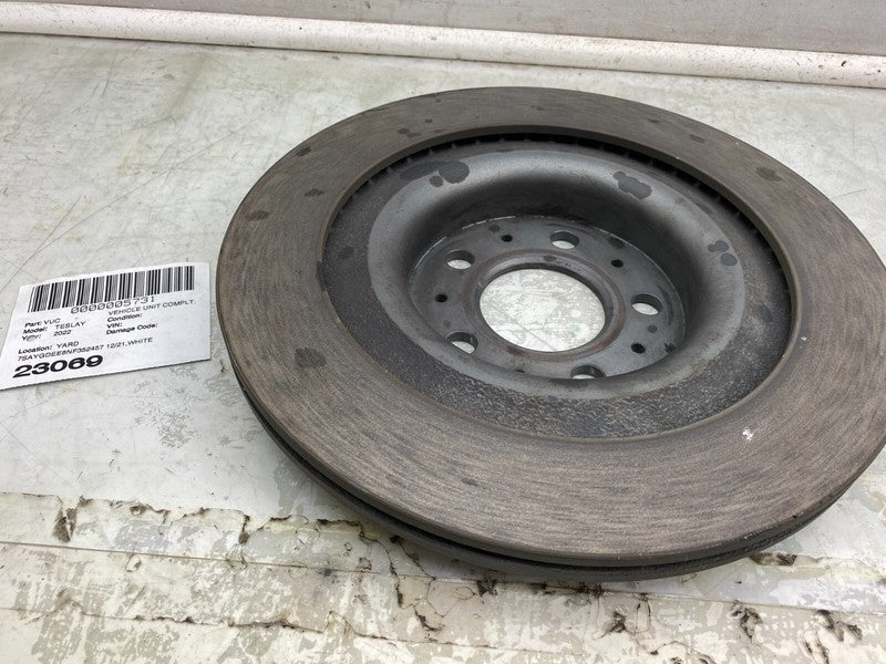 ⭕2020-2024 Tesla Model Y Rear Driver Side Brake Disc Rotor Base Assemb
