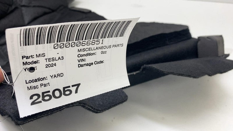 ⭕ 24 25 Tesla Model 3 Rear Left Trunk Side Boot Trim Carpet Cover 1731