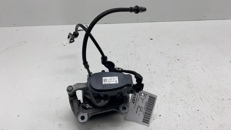 ⭕ 17-25 Tesla Model 3 M3 Rear Left Caliper w/ Brake Hose Line BASE 104
