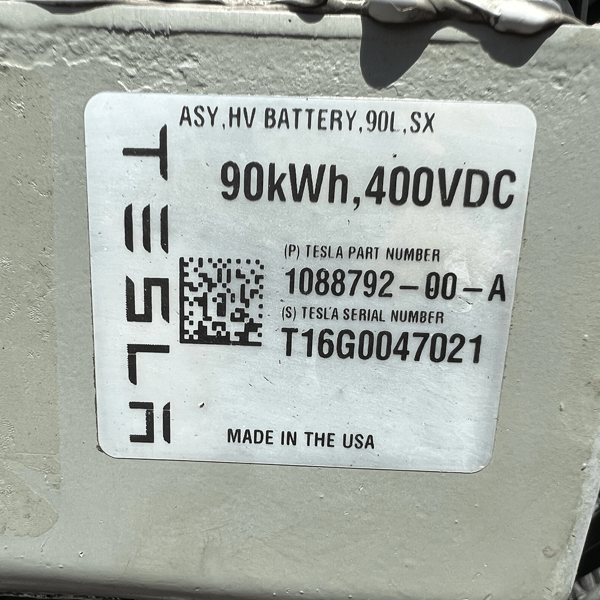 Tesla Model S 90 Kwh Battery Pack