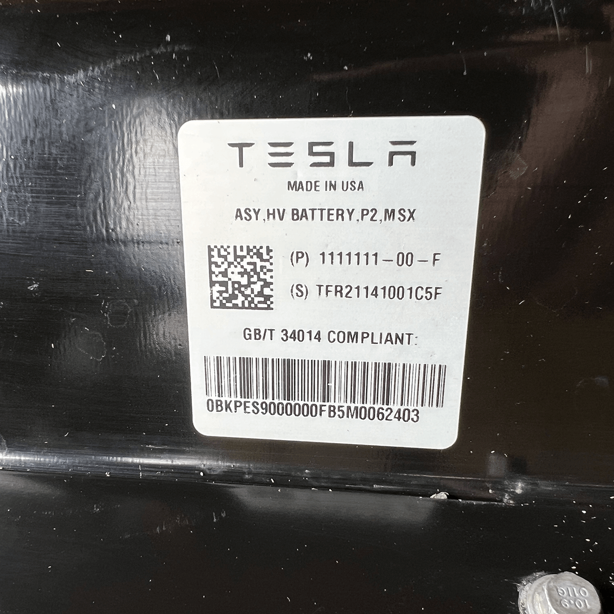21-23 Tesla Model S / X Plaid / Long Range Battery Pack