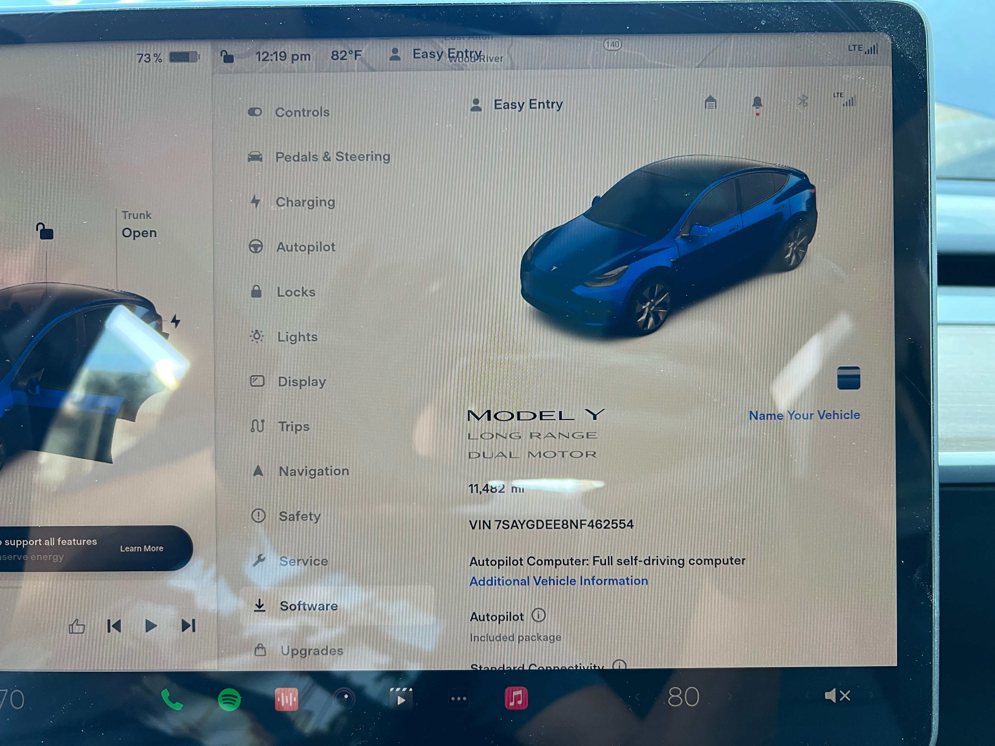 2022 Tesla Model Y Long Range full part out