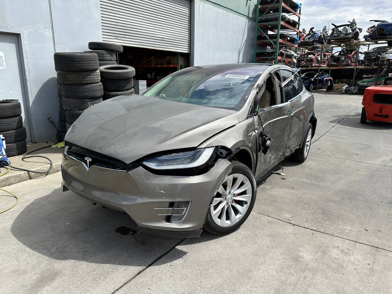 2016 Tesla Model X P90D for parts