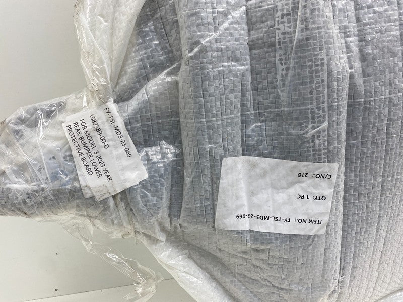 1582583-00-D ⭕ 24-26 Tesla Model 3 Base Rear Diffuser Lower Bumper Splash Shield 1582583-00-C