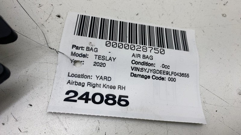 ⭕ 17-23 Tesla Model Y 3 Right Knee Airbag Passenger Safety Module 1077