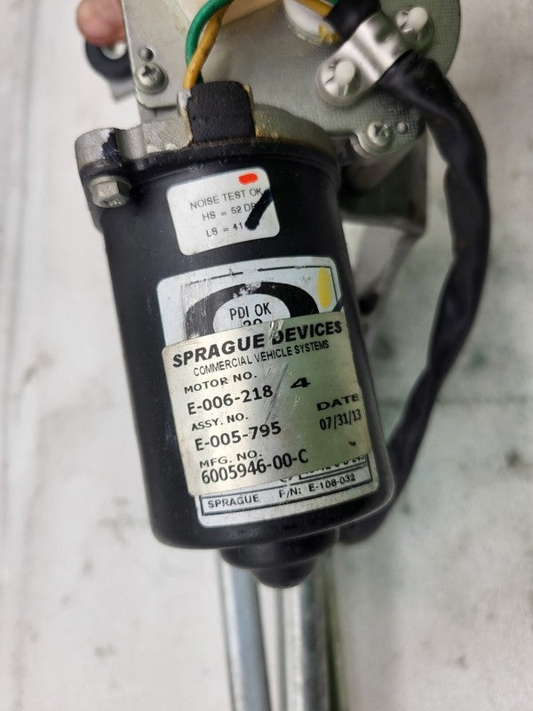 6005946 00 C ⭕ 12-20 Model S MS Front Windshield Wiper Motor & Linkage w/ Module 6005946-00-C