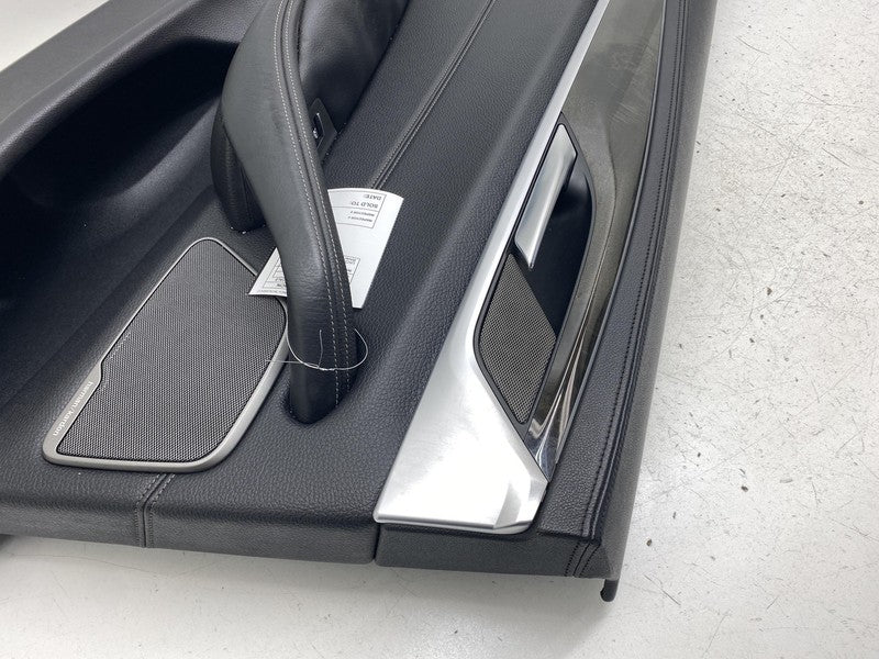 ⭕ 2017-2023 BMW 540i Rear Left Side Interior Door Panel Trim Card Blac
