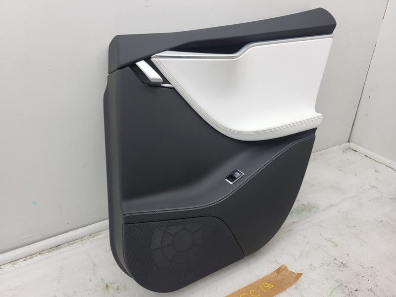 1008105 22 L ⭕ 12-15 Tesla Model S Rear Side Interior Door Panel Trim Card Right 1008105-22-L