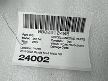 2016-2022 Mazda MX-5 Miata Lower Passenger Side Dashboard Trim Kick Panel Right