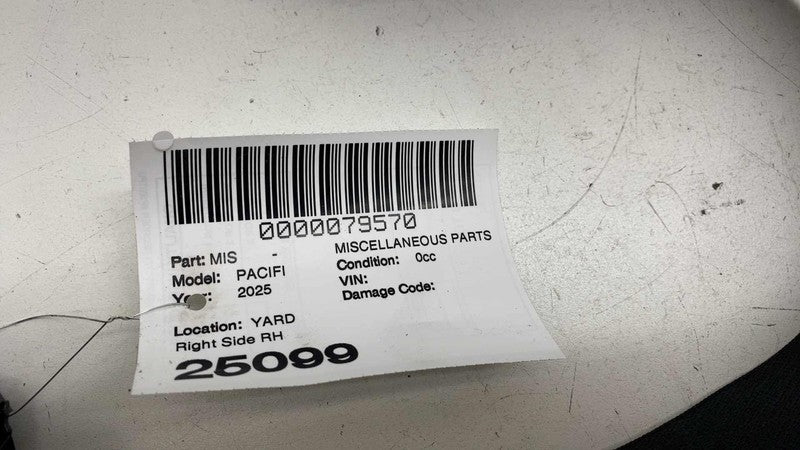 6EB03DX9AE ⭕ 2017-2025 Chrysler Pacifica Rear Right 3nd Row Seat Belt Retractor 6EB03DX9AE