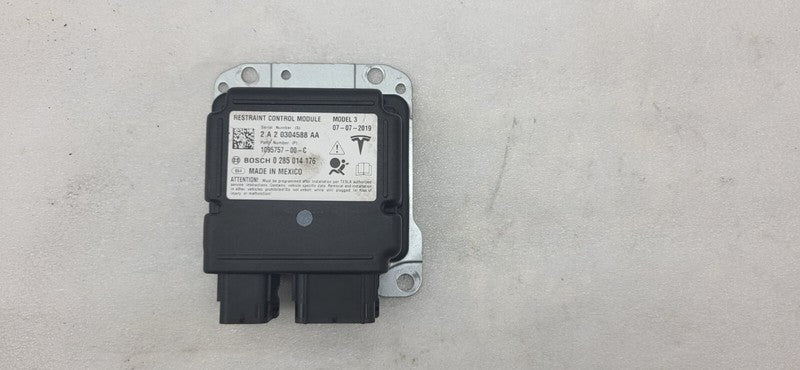 109575700C ⭕ 17-22 Model 3 Safety Restraint Computer Control Module Crash Data 1095757-00-C