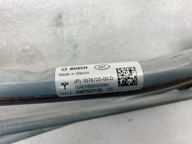 1076725 00 D ⭕ 17-23 Tesla Model 3 Front Windshield Wiper Motor Linkage Module 1076725-00-D
