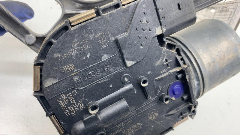 ⭕ 2018 BMW i3 I01 Driver Side Windshield Wiper Motor w/ Bracket Left 1