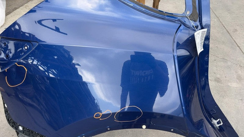 ⭕ 20-23 Tesla Model Y Rear Right Passenger Quarter Panel Structural Cutout Blue