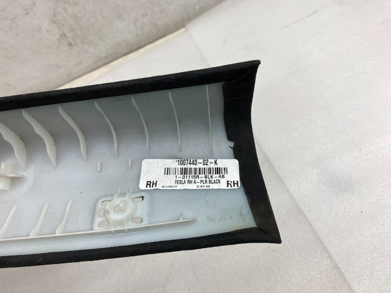 1007440 02 K ⭕2012-2020 Model S Front Right A-Pillar Upper Trim Cover w/ Speaker 1007440-02-K