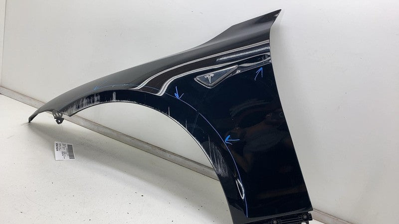 ⭕2012-2020 Tesla Model S Front Driver Side Fender Shell Panel Left LH Black PBSB