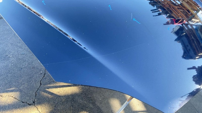 2012-2015 Tesla Model S Front Bonnet Hood Shell Panel w/ Insulation Liner - Blue